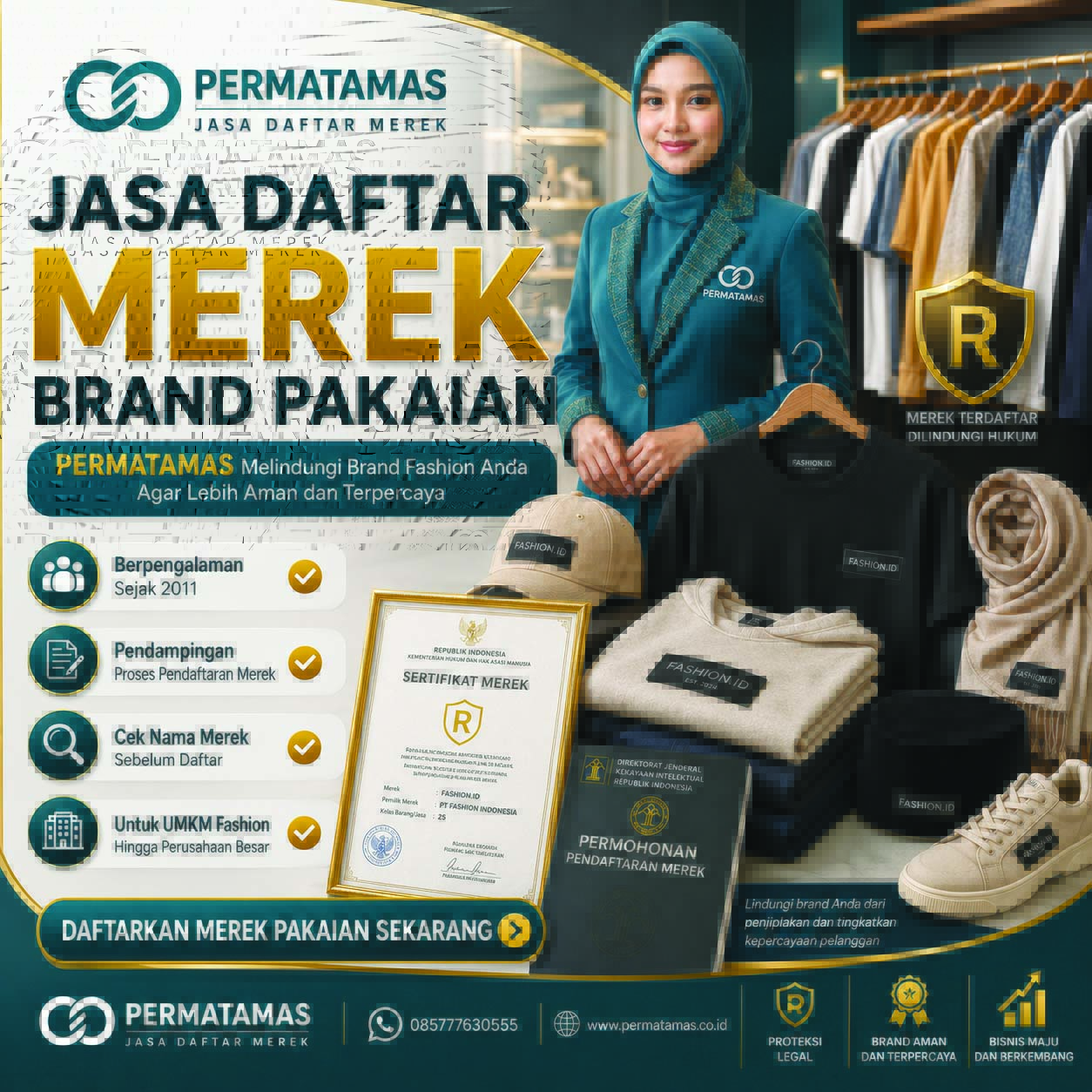 Kenapa Brand Fashion Kelas 25 Harus Segera Didaftarkan Sekarang