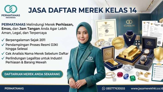 Jasa Daftar Merek HKI Kelas 14 Logam Mulia, Perhiasan, Batu Permata, dan Jam Tangan Resmi PERMATAMAS