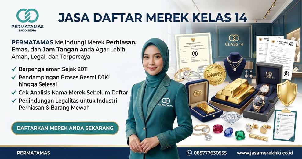 Syarat Daftar Merek Kelas 14 Perhiasan, Logam Mulia, dan Aksesoris Lengkap