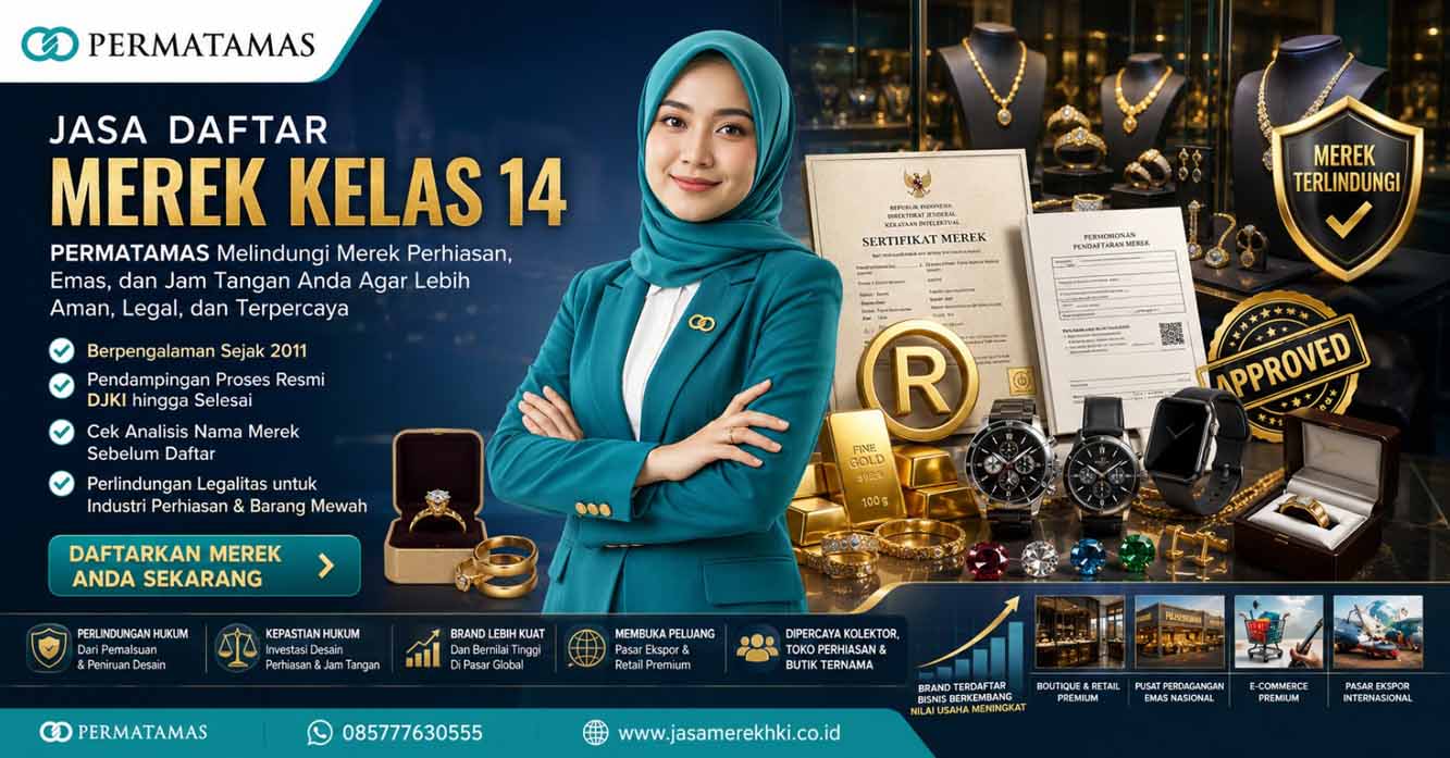 Berapa Lama Proses Daftar Merek Kelas 14 Perhiasan Sampai Terdaftar DJKI