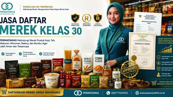 Jasa Pendaftaran Merek Roti, Kue & Pastry Kelas 30 DJKI